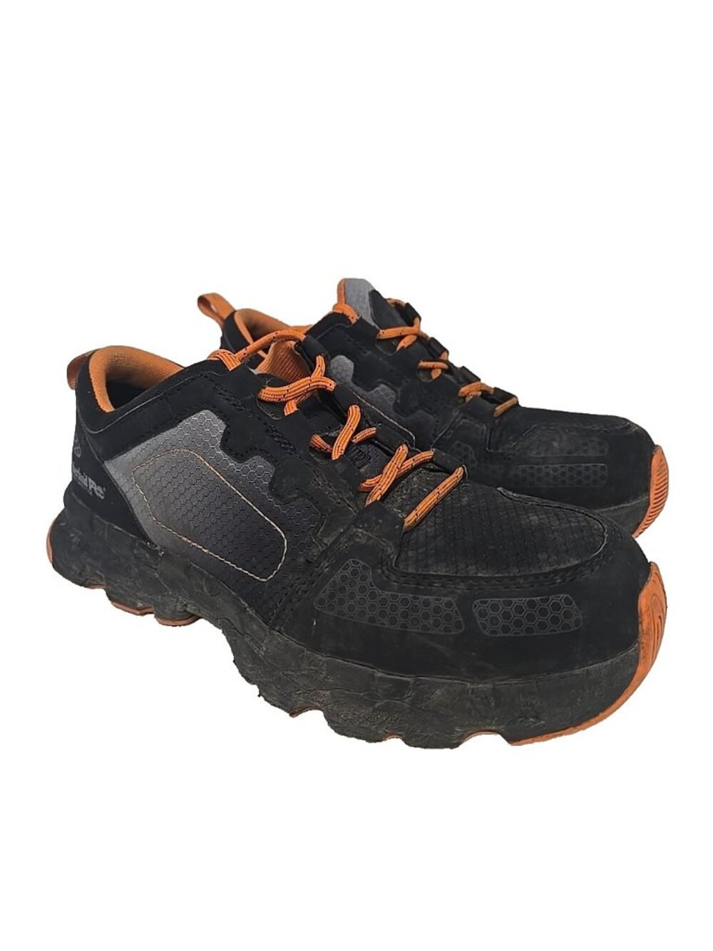 Timberland PRO Men's Powertrain EV Comp Toe Work Shoe TB0A66SKEEM Black Size 8W